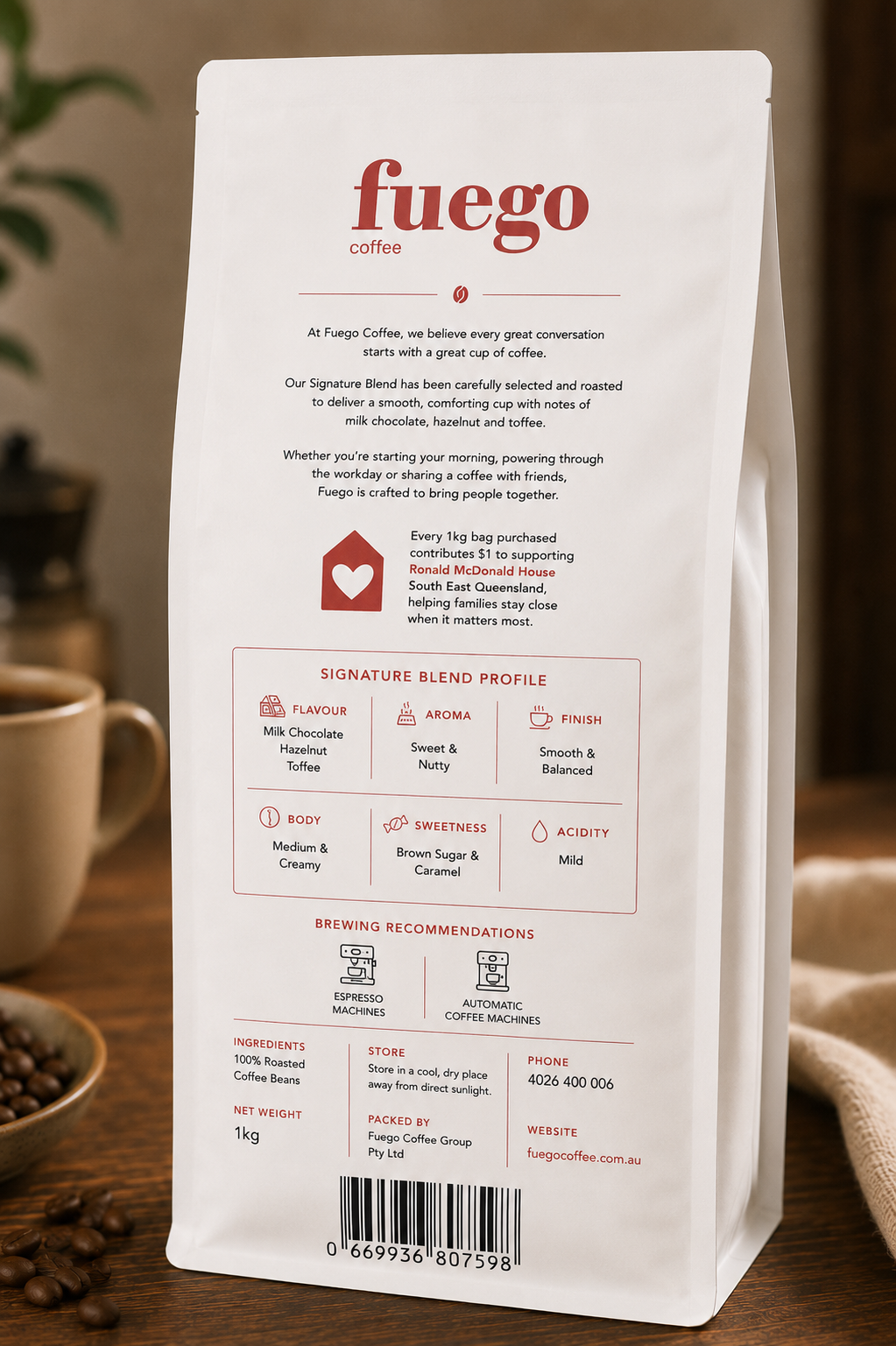 Fuego Premium Beans 500g